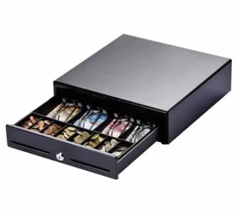 Kassenlade als Kassenzubeh&ouml;r zur Aufbewahrung von Belegen und Bargeld