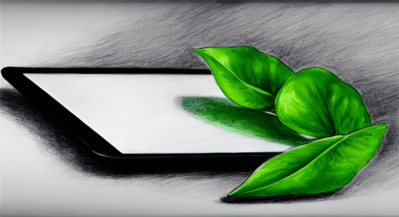 Kassensystem Gastronomie Zeichnung eines mobilen Endger&auml;tes