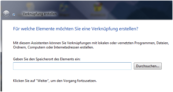 Bild Verkn&uuml;pfung erstellen
